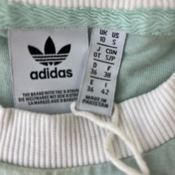 Adidas Mint Green Top - Women’s Small - 80s retro vintage - Picture 6 of 7